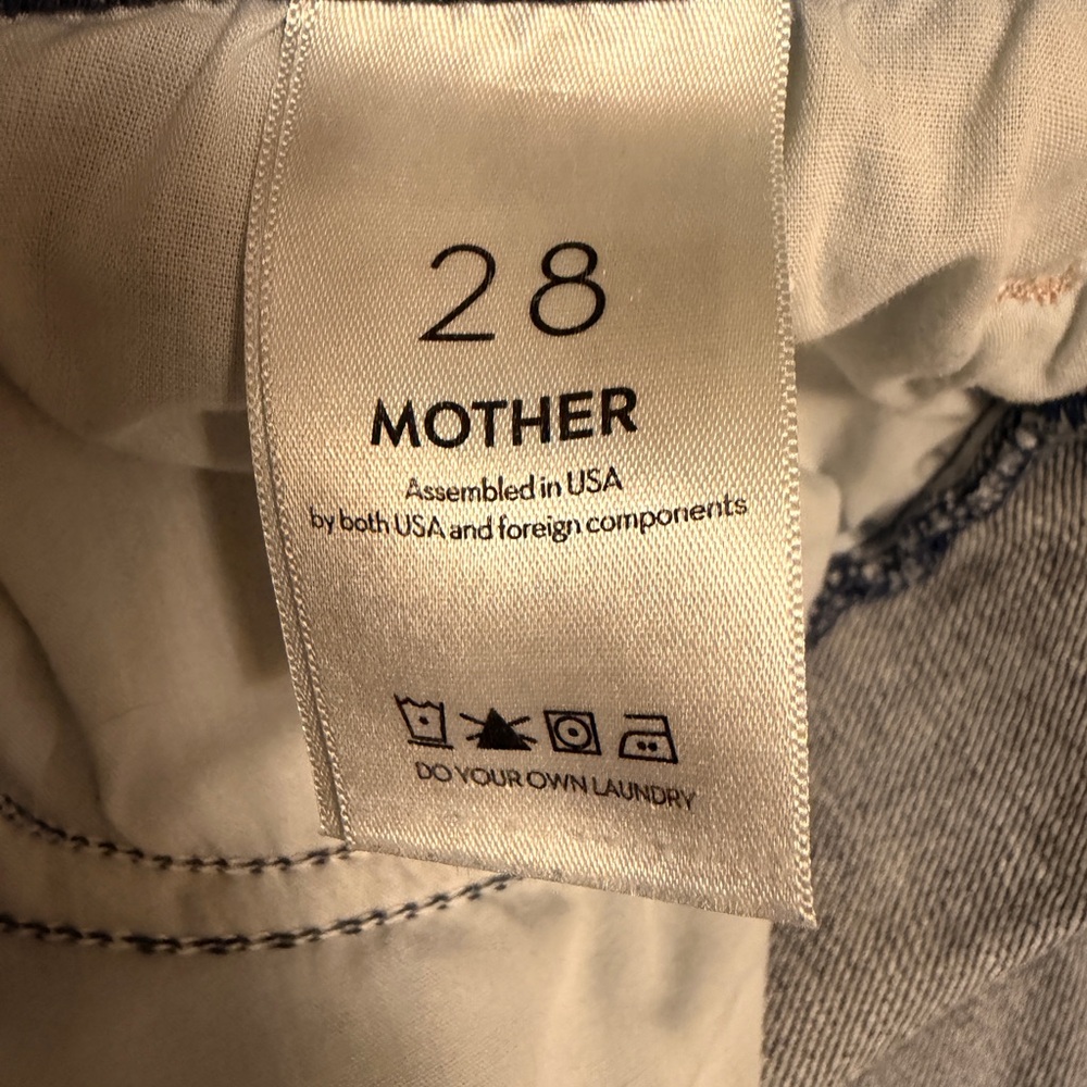 MOTHER Hustler Ankle Fray jeans in Dark Blue (Lust For Life) - Picture 4 of 5